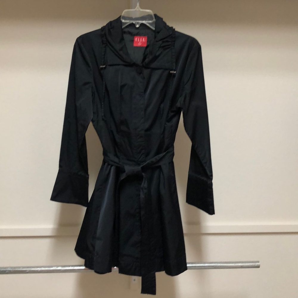 Black Raincoat Dress